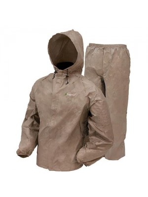 Frogg Toggs Men's Ultra Lite Rain Suit, Khaki, Large