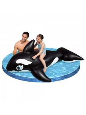 Intex Whale Ride-On, 76" X 47", for Ages 3+