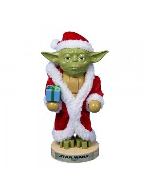 Kurt Adler Yoda in Santa Robe Nutcracker, 9-Inch