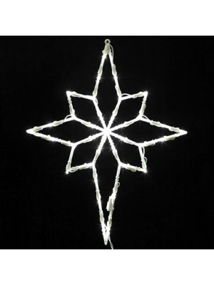 Vickerman Lighted LED Star of Bethlehem Christmas Window Silhouette Decoration, 18"