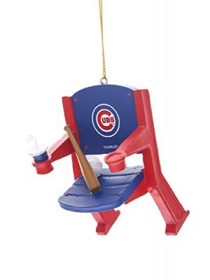 Stadium Chair Ornament, Chicago Cubs