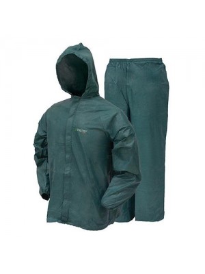 Frogg Toggs Men's Ultra Lite Rain Suit, Green, Large