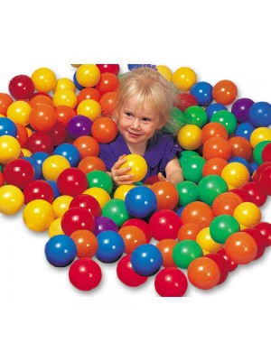 Intex Fun Ballz - 100 Multi-Colored 3 1/8" Plastic Balls, for Ages 2+