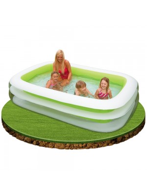 Intex Swim Center Family Inflatable Pool, 103" X 69" X 22", for Ages 6+