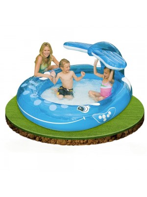 Intex Whale Spray Pool, 82" X 62" X 39", for Ages 2+