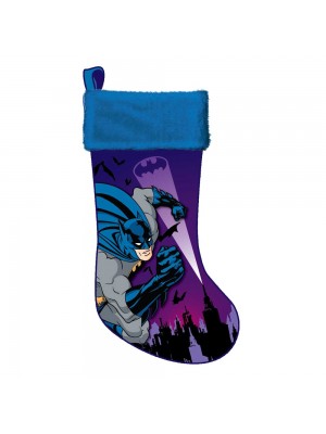 Kurt Adler Batman Applique Stocking, 19-Inch