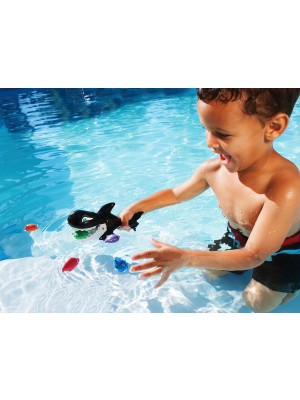 SwimWays Gobble Gobble Guppies Pool Game